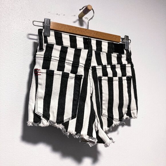 2 FOR $15 BDG High Rise Stripped Shorts - Picture 2 of 16